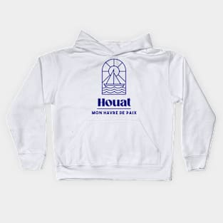 Houat my haven of peace - Brittany Morbihan 56 Sea Holidays Île d'Houat Kids Hoodie